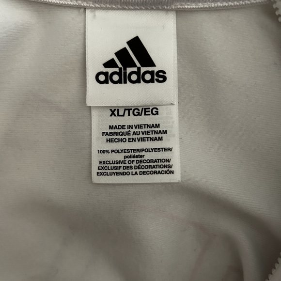 Adidas girls zip up jacket - Picture 2 of 4